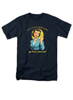 Navy If you can't say something polite T-Shirt