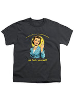 Charcoal If you can't say something polite Youth/Toddler T-Shirt
