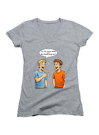 Gray You like money AND sex? We should hang out! Juniors V-Neck T-Shirt