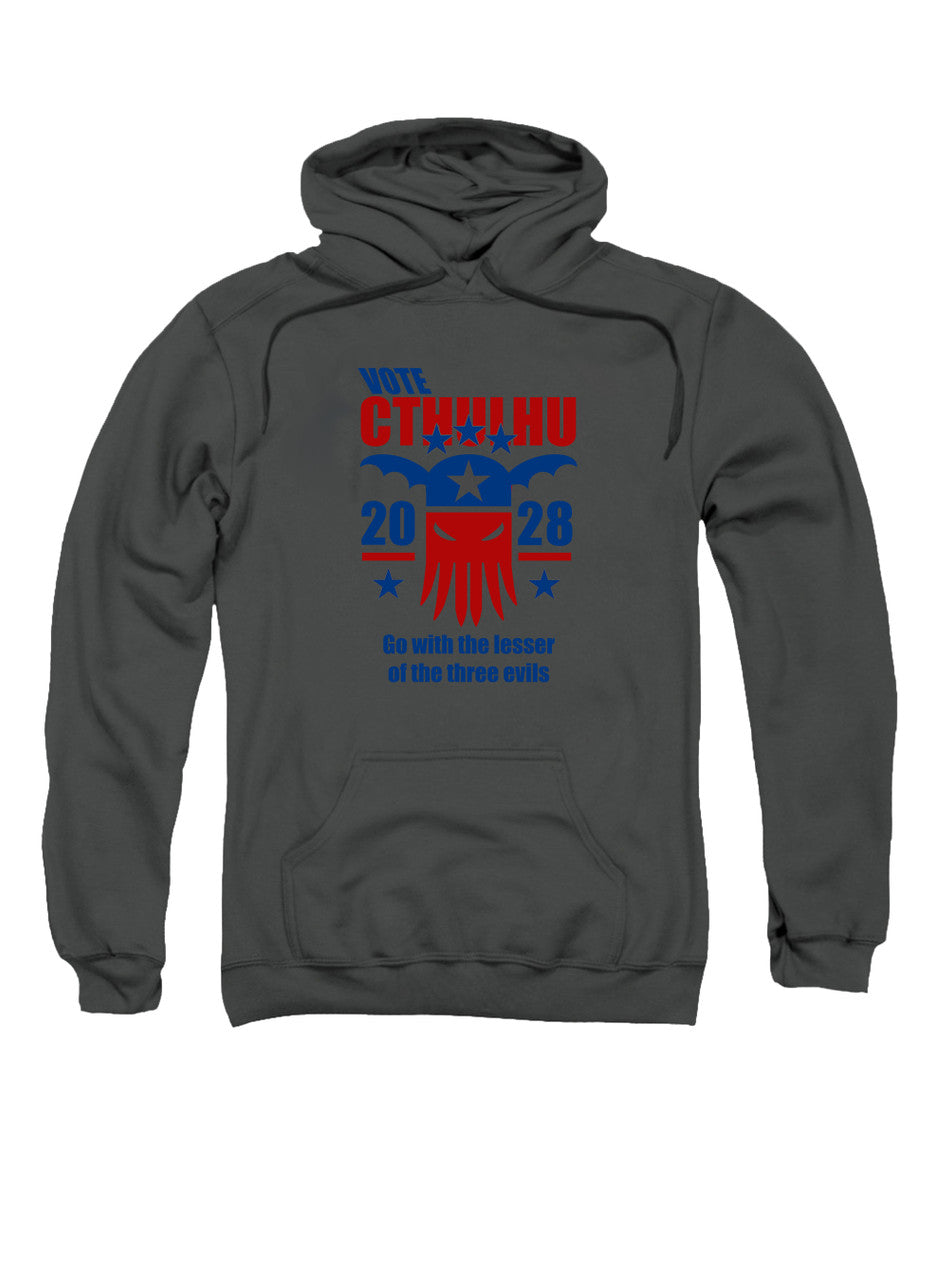 Charcoal Vote Cthulhu 2028 Hoodie