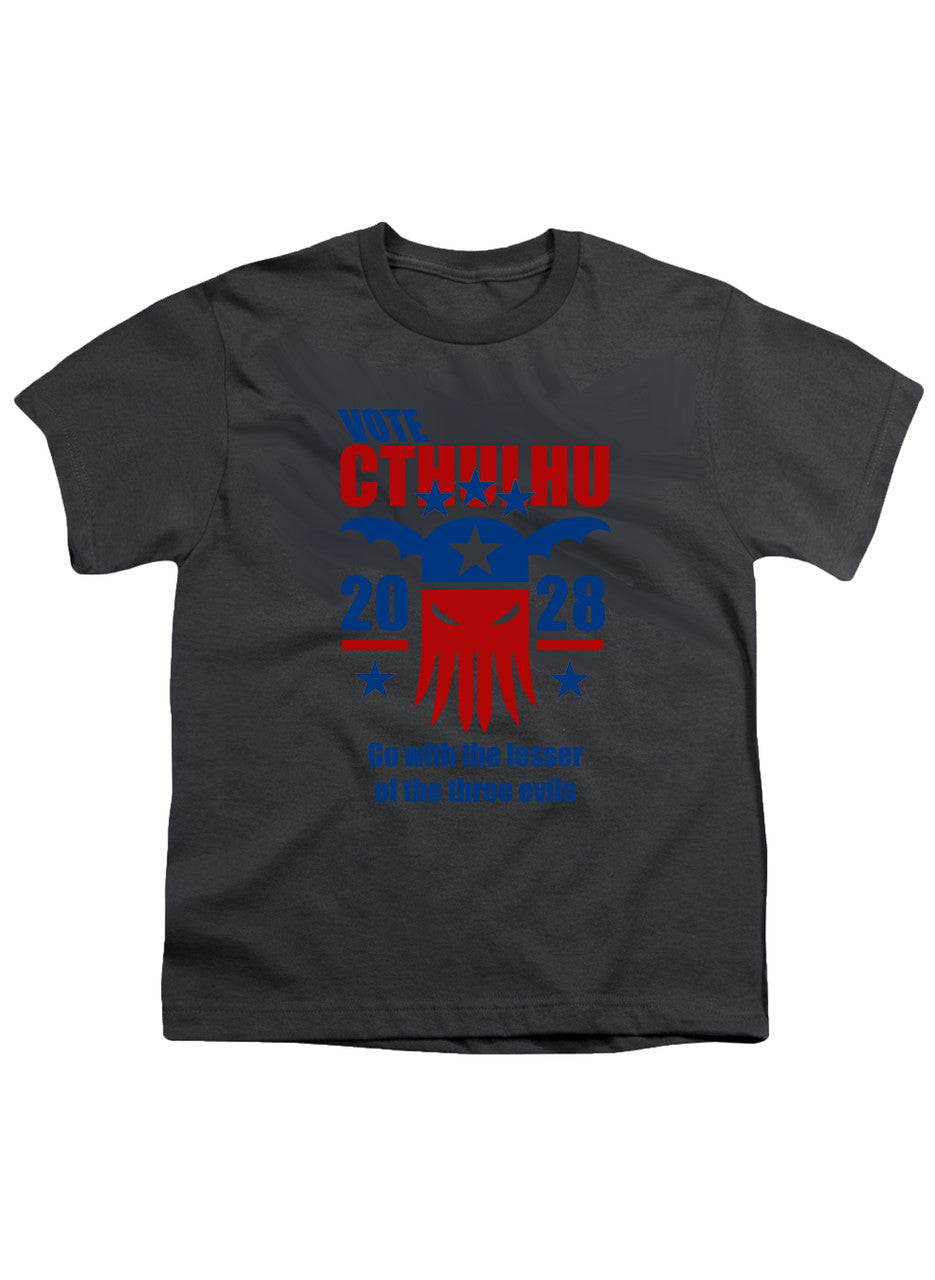 Charcoal Vote Cthulhu 2028 Youth/Toddler T-Shirt