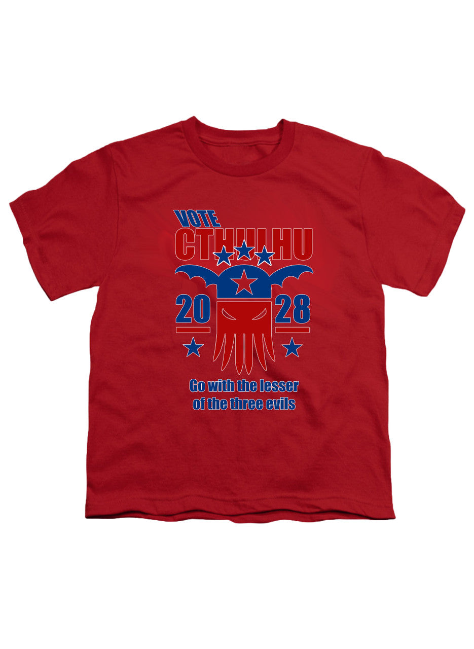 Red Vote Cthulhu 2028 Youth/Toddler T-Shirt