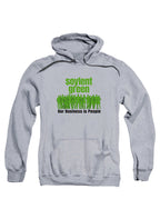 Gray Our Business is People Hoodie