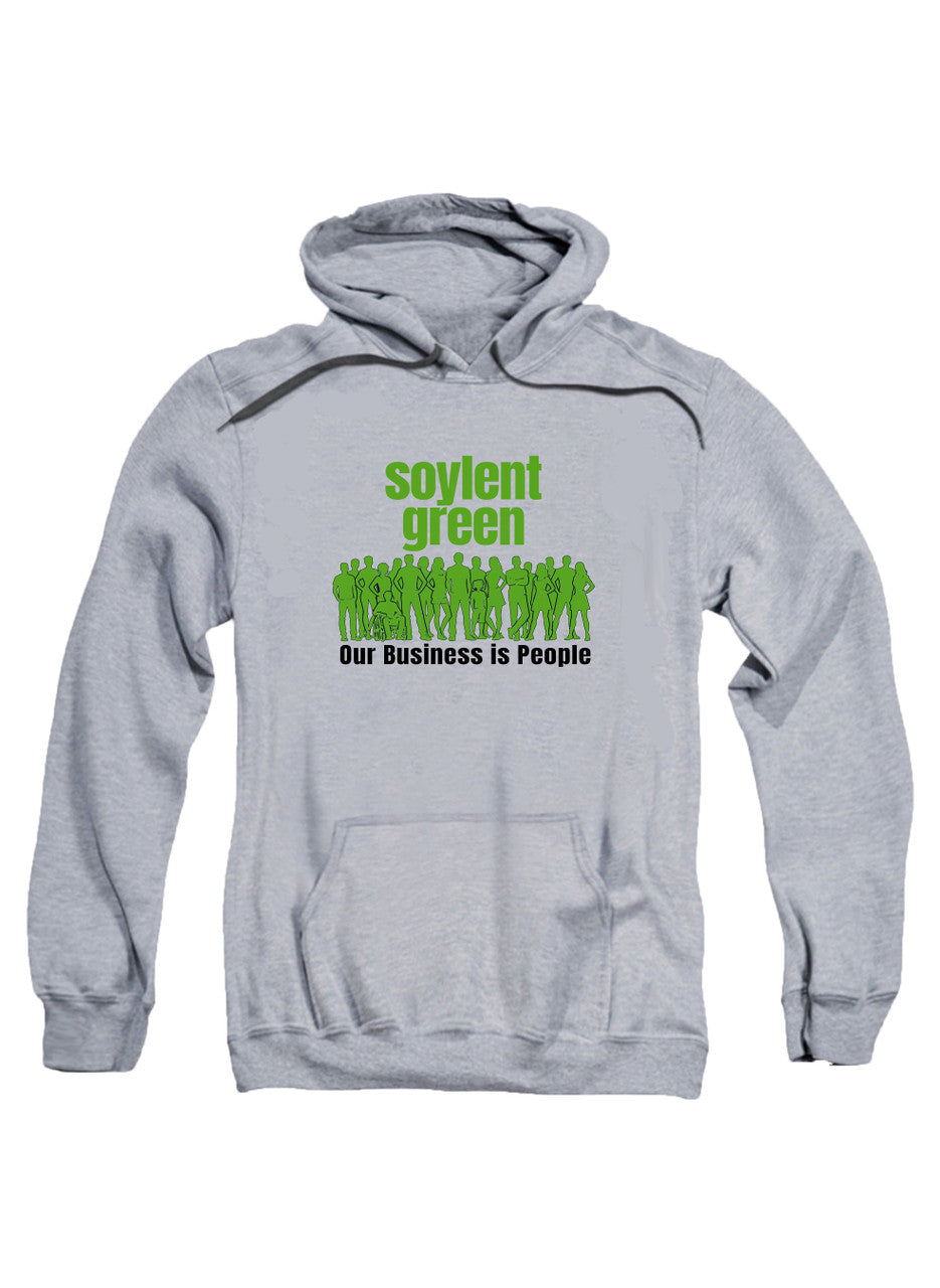Gray Our Business is People Hoodie