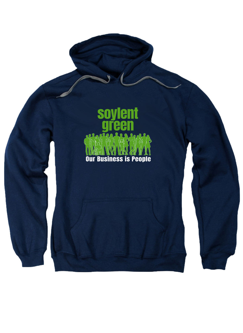 Navy Our Business is People Hoodie