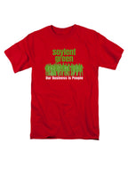 Red Our Business is People T-Shirt