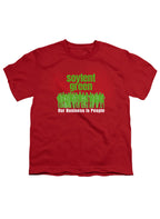 Red Our Business is People Youth/Toddler T-Shirt