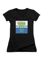 Black Miracle Food Juniors V-Neck T-Shirt