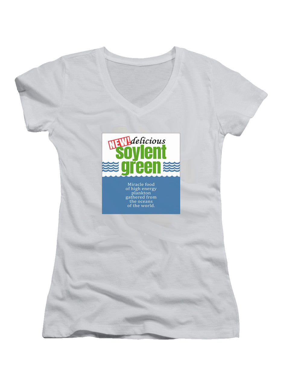 White Miracle Food Juniors V-Neck T-Shirt