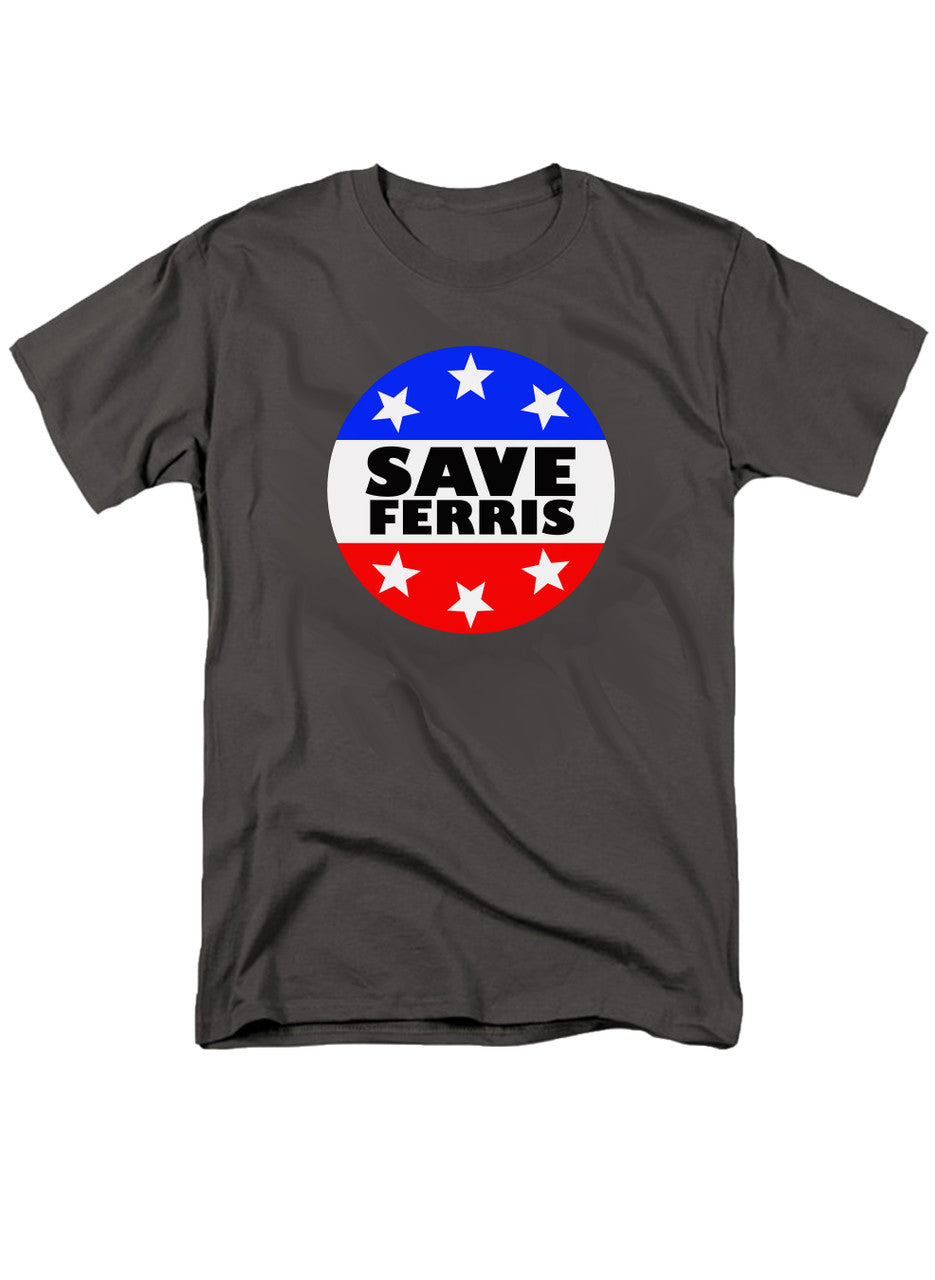 Charcoal Save Ferris Badge T-Shirt