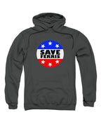 Charcoal Save Ferris Badge Hoodie