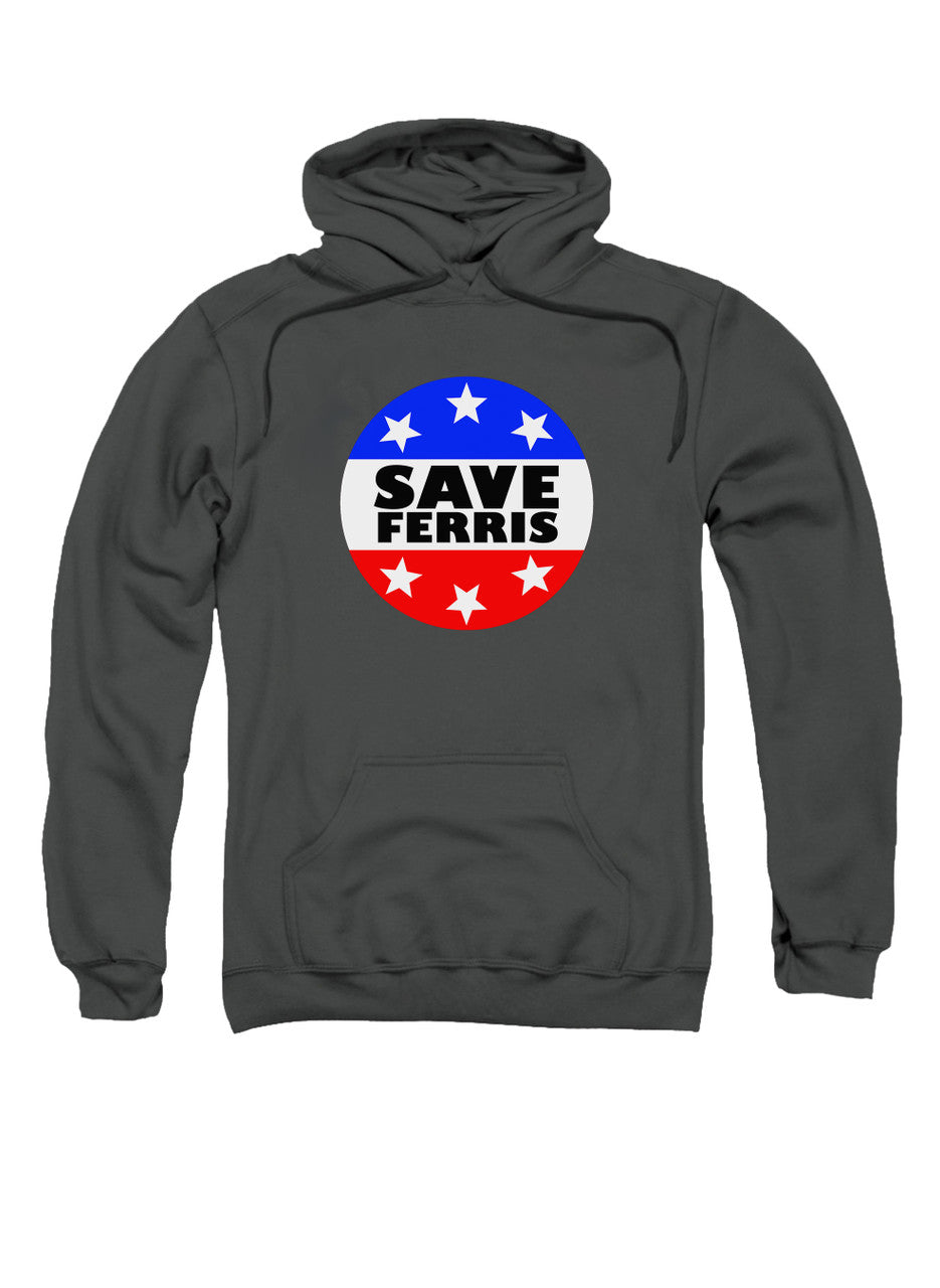 Charcoal Save Ferris Badge Hoodie