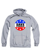Gray Save Ferris Badge Hoodie