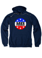 Navy Save Ferris Badge Hoodie