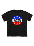 Black Save Ferris Badge Youth/Toddler T-Shirt
