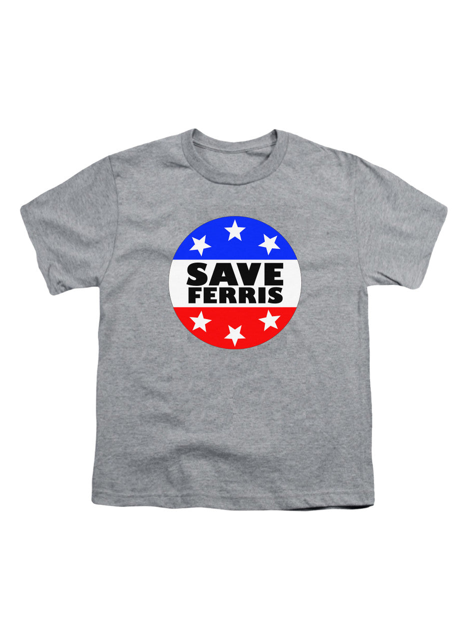 Gray Save Ferris Badge Youth/Toddler T-Shirt