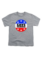 Gray Save Ferris Badge Youth/Toddler T-Shirt