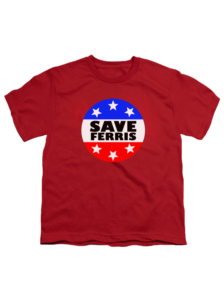 Red Save Ferris Badge Youth/Toddler T-Shirt