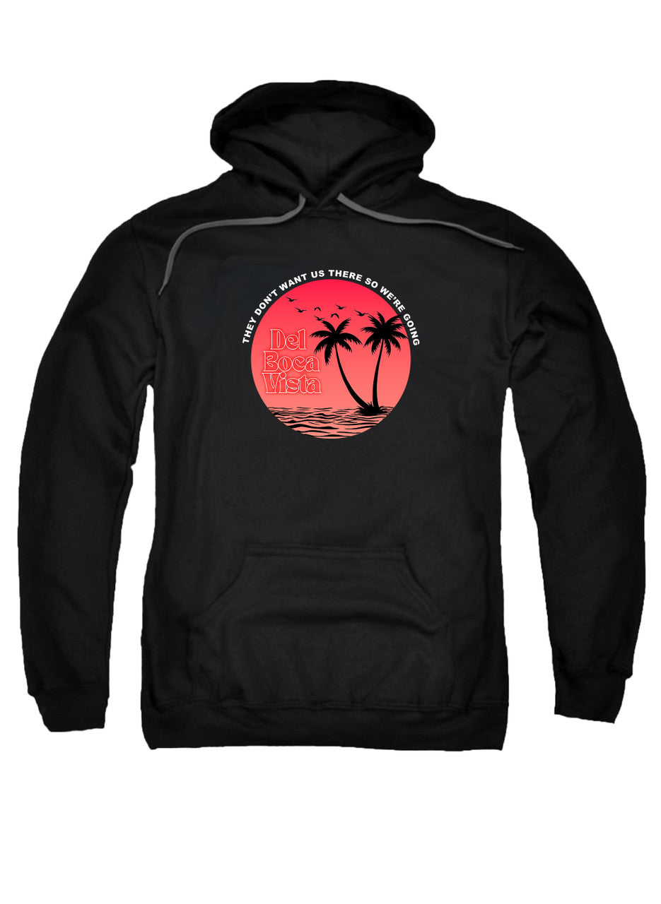 Black Del Boca Vista Circle Hoodie