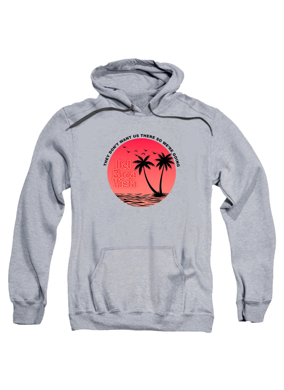 Gray Del Boca Vista Circle Hoodie