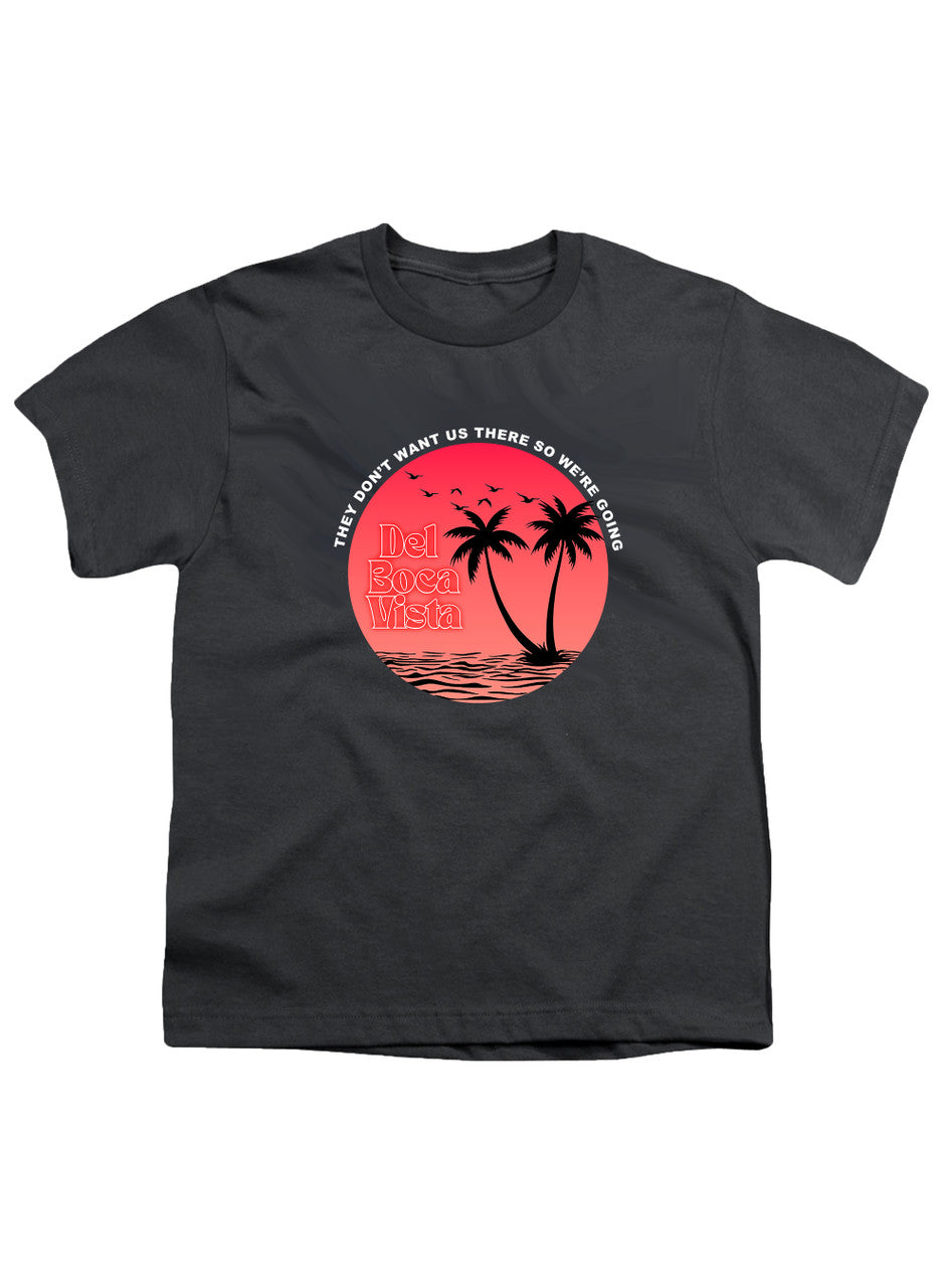Charcoal Del Boca Vista Circle Youth/Toddler T-Shirt