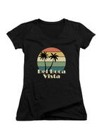 Del Boca Vista Retro Juniors V-Neck T-Shirt