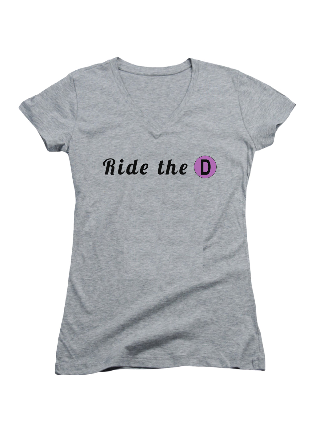 Ride the D Juniors V-Neck T-Shirt