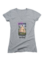 Rain on your wedding day Is tragedy Juniors V-Neck T-Shirt