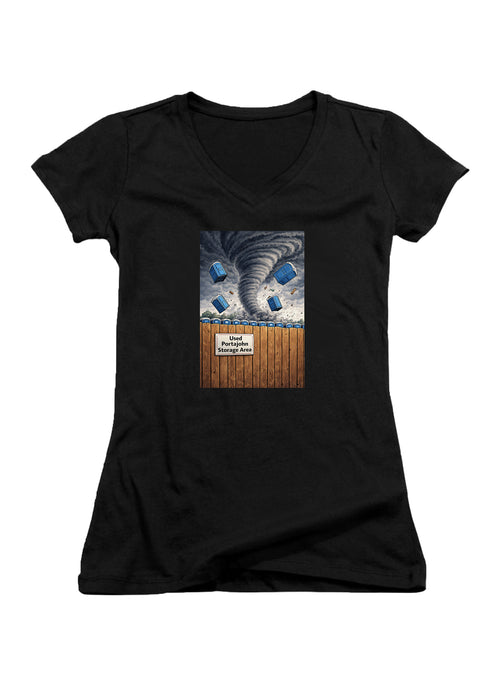 Shitnado Juniors V-Neck T-Shirt