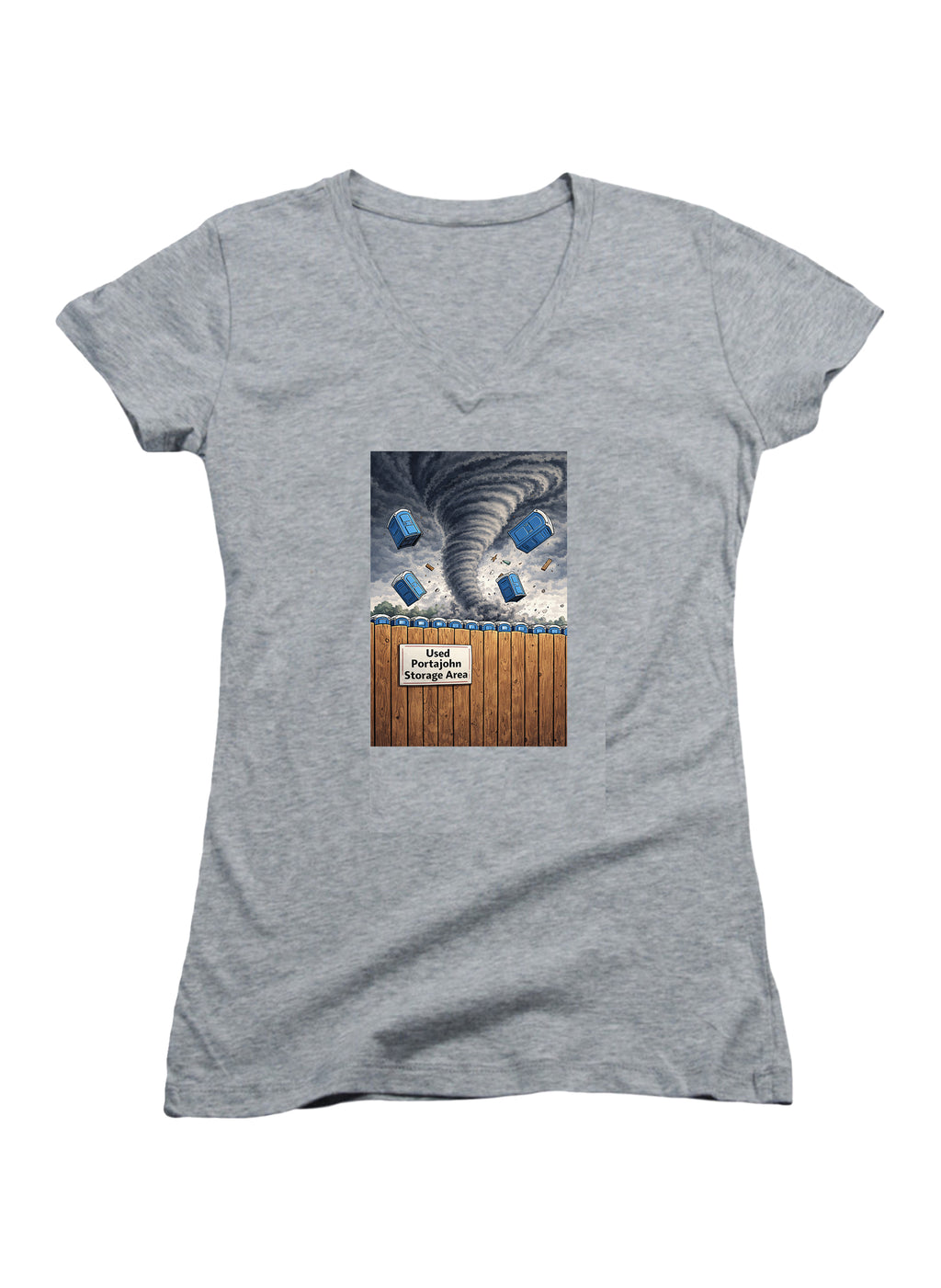 Shitnado Juniors V-Neck T-Shirt