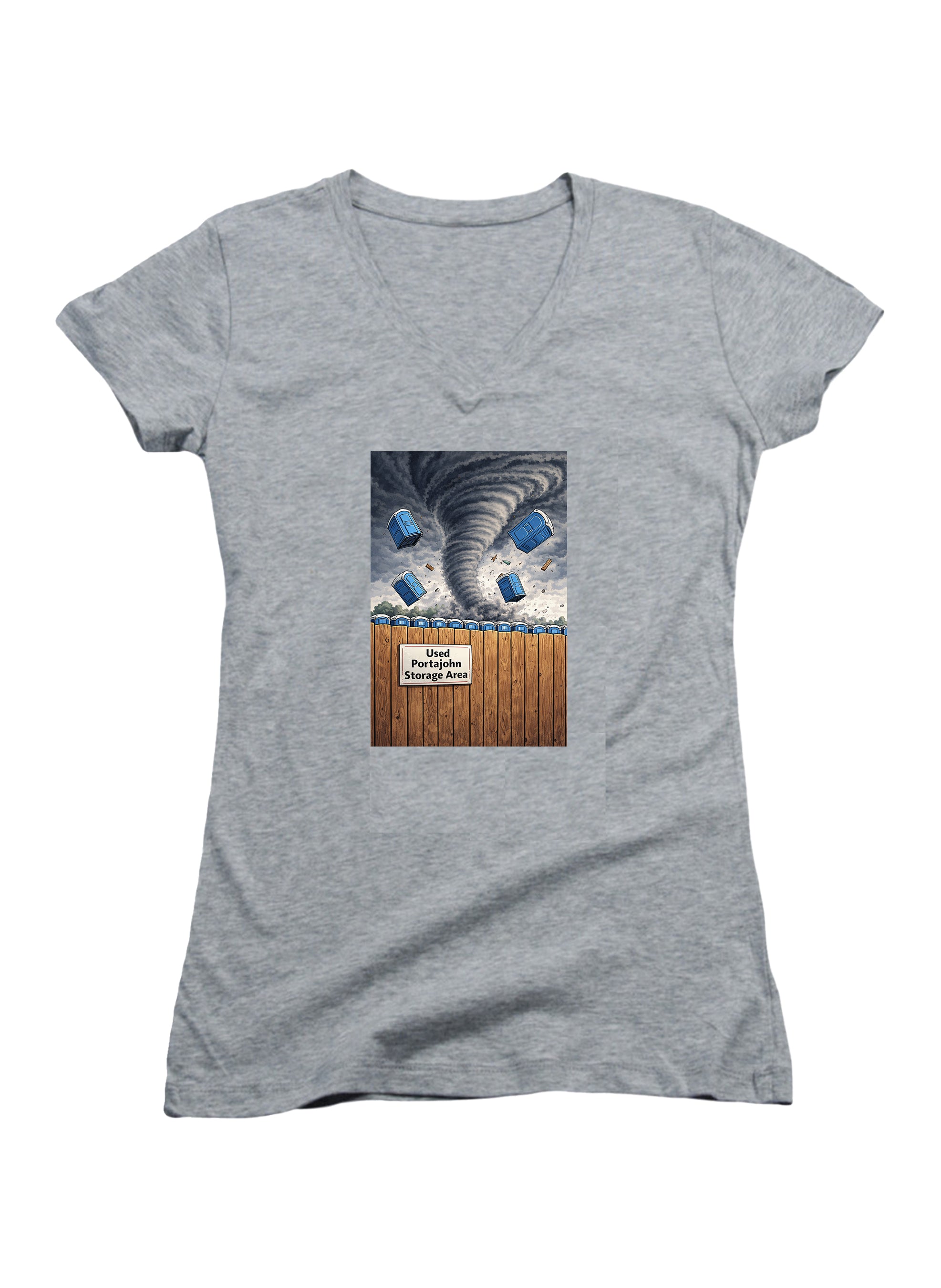Shitnado Juniors V-Neck T-Shirt