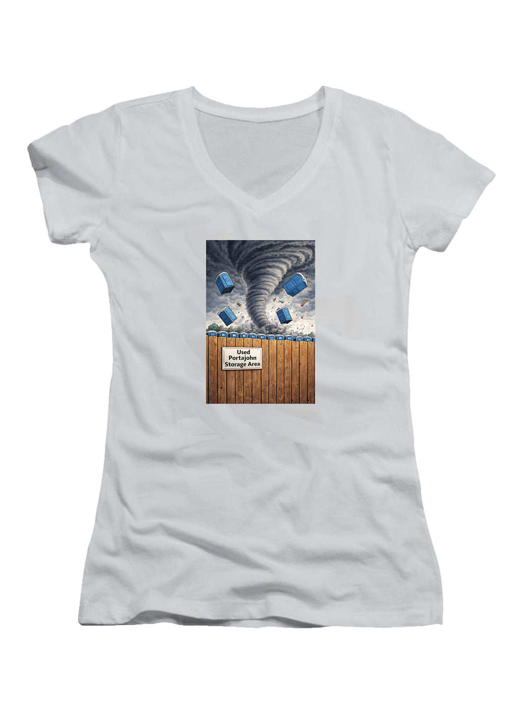 Shitnado Juniors V-Neck T-Shirt