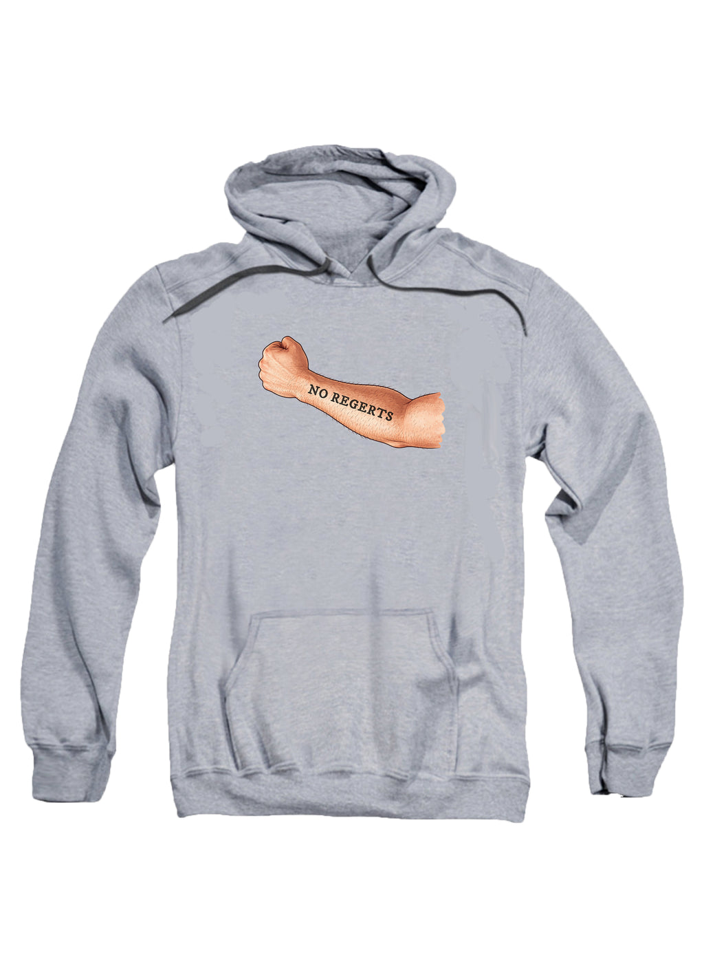 No Regerts Tattoo Hoodie