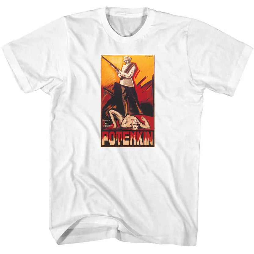 NCP-IM0551 Potemkin 1925 Eisenstein Rudeman Movie Poster White AT