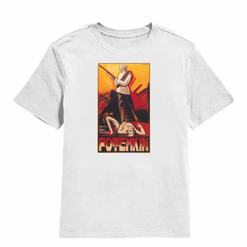 NCP-IM0551 Potemkin 1925 Eisenstein Rudeman Movie Poster White YT