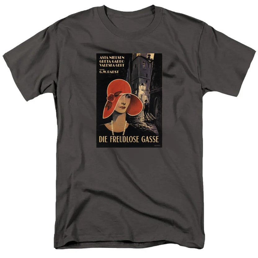 NCP-IM0554 The Joyless Street 1925 Greta Garbo Movie Poster Charcoal AT