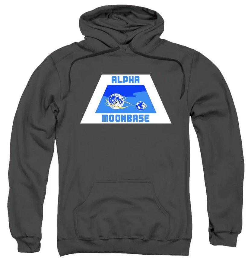 NCP-IM0556 Space 1999 Alpha Moonbase Logo Charcoal AFTH