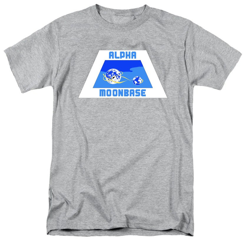 NCP-IM0556 Space 1999 Alpha Moonbase Logo Gray AT