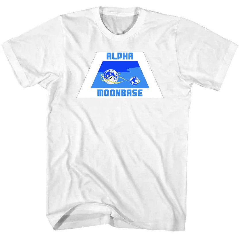 NCP-IM0556 Space 1999 Alpha Moonbase Logo White AT