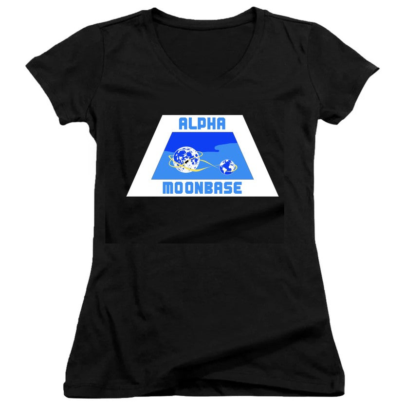 NCP-IM0556 Space 1999 Alpha Moonbase Logo Black JS