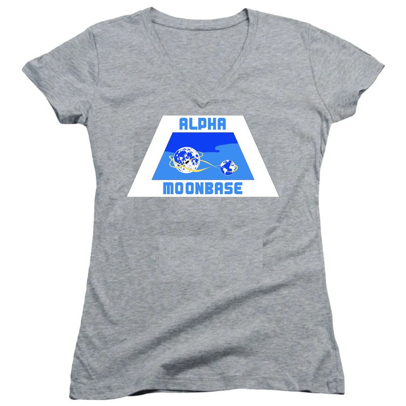 NCP-IM0556 Space 1999 Alpha Moonbase Logo Gray JS