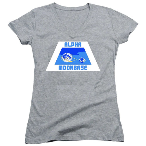 NCP-IM0556 Space 1999 Alpha Moonbase Logo Gray JS