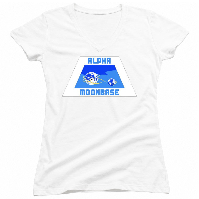 NCP-IM0556 Space 1999 Alpha Moonbase Logo White JS