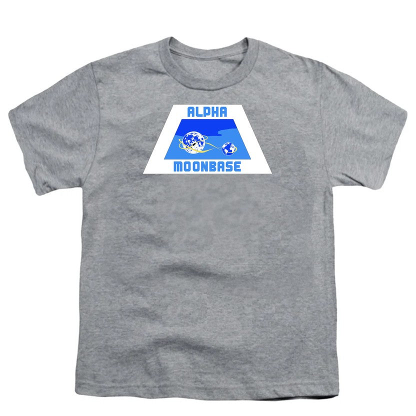 NCP-IM0556 Space 1999 Alpha Moonbase Logo Gray YT