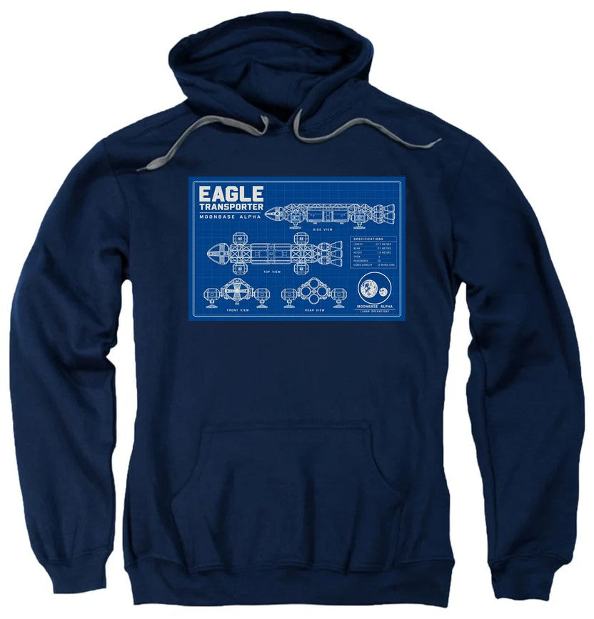 NCP-IM0559 Space 1999 Eagle Transporter Blueprints Navy AFTH