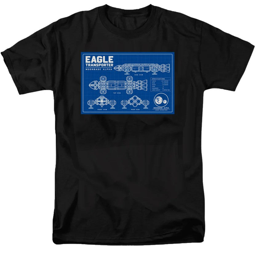 NCP-IM0559 Space 1999 Eagle Transporter Blueprints Black AT