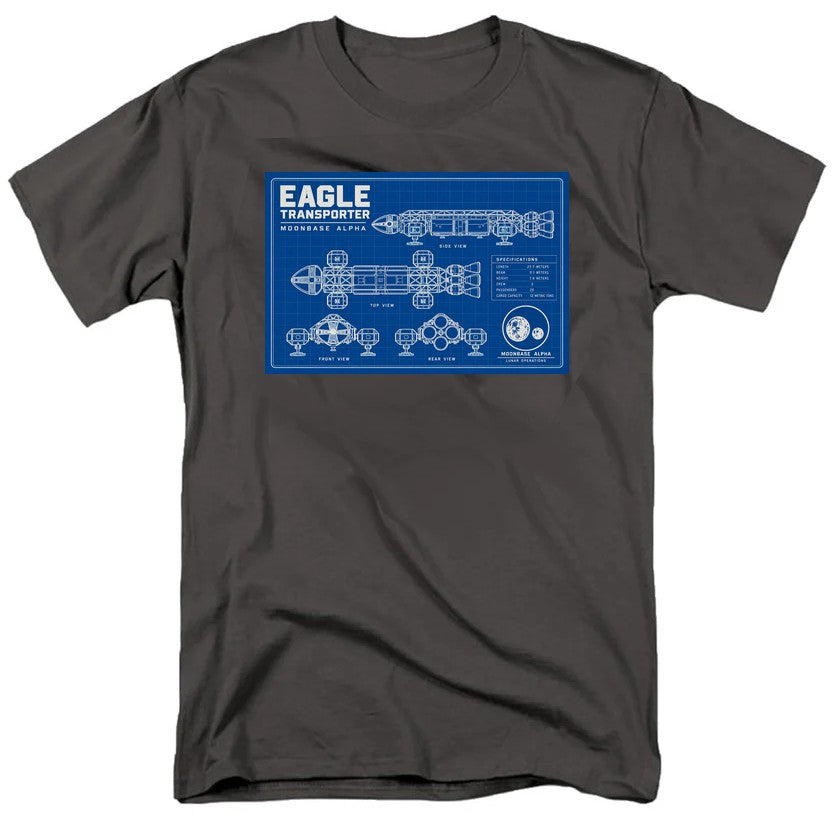NCP-IM0559 Space 1999 Eagle Transporter Blueprints Charcoal AT
