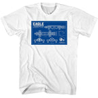 NCP-IM0559 Space 1999 Eagle Transporter Blueprints White AT