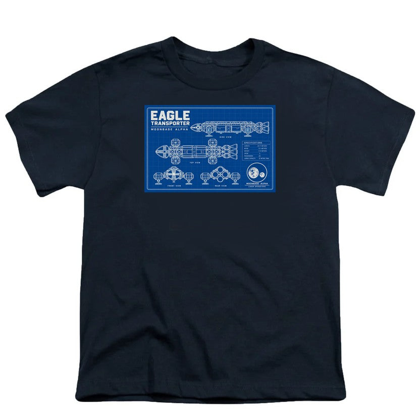 NCP-IM0559 Space 1999 Eagle Transporter Blueprints Navy YT