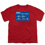 NCP-IM0559 Space 1999 Eagle Transporter Blueprints Red YT